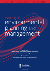 Dr. Mitsova published in The Journal of Environmental Planning Management