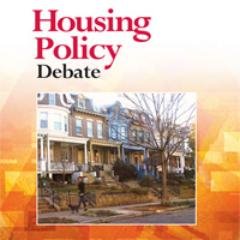 Special Issue of Housing Policy Debate Edited by John Renne
